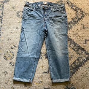 Madewell- slouchy boyjean in riverspring wash
